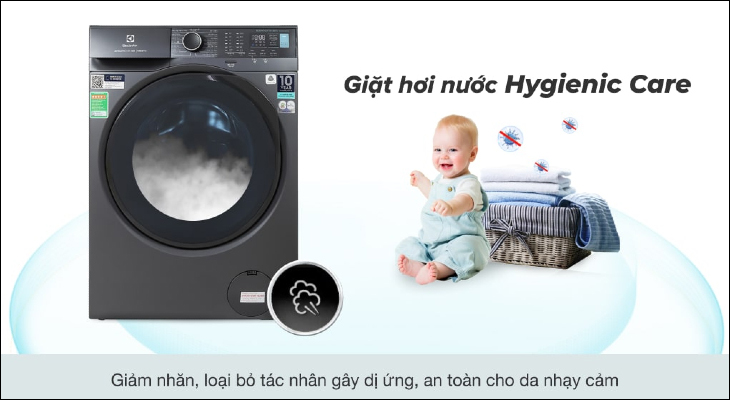 Công nghệ Hygiene Care diệt khuẩn, khử trùng lên đến 99.9%