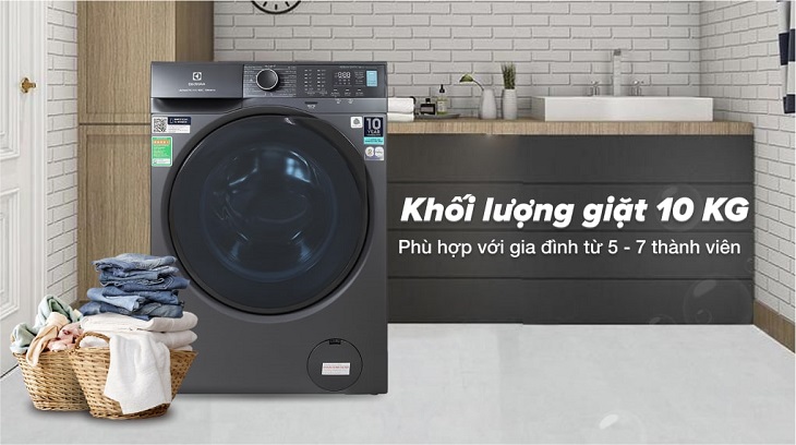 Máy giặt Electrolux Inverter 10 kg EWF1024P5SB