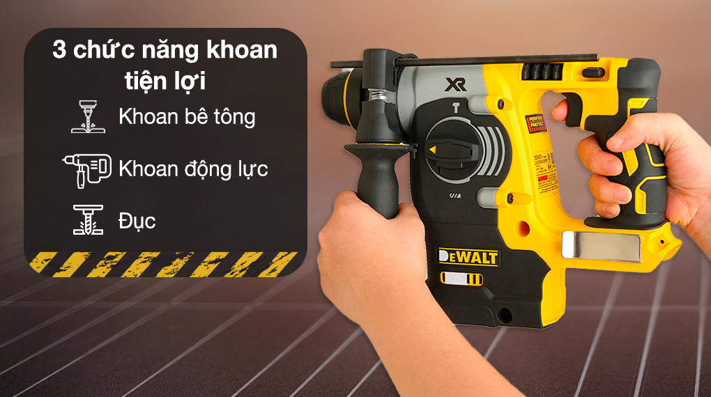 Máy khoan búa (máy khoan đục bê tông) còn được biết đến với tên gọi khác là máy khoan búa