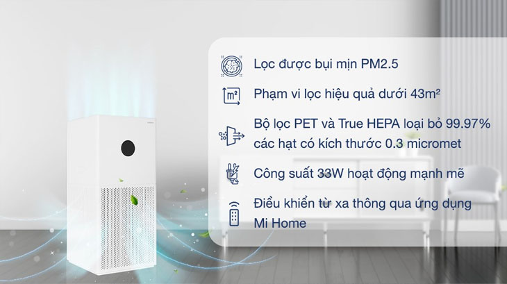 Máy lọc không khí Xiaomi Smart Air Purifier 4 lite