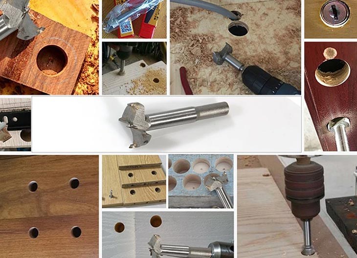 Mũi khoan gỗ 2 tầng sử dụng để khoan bắt vít, bắt ren và khoan trên các bề mặt vật liệu