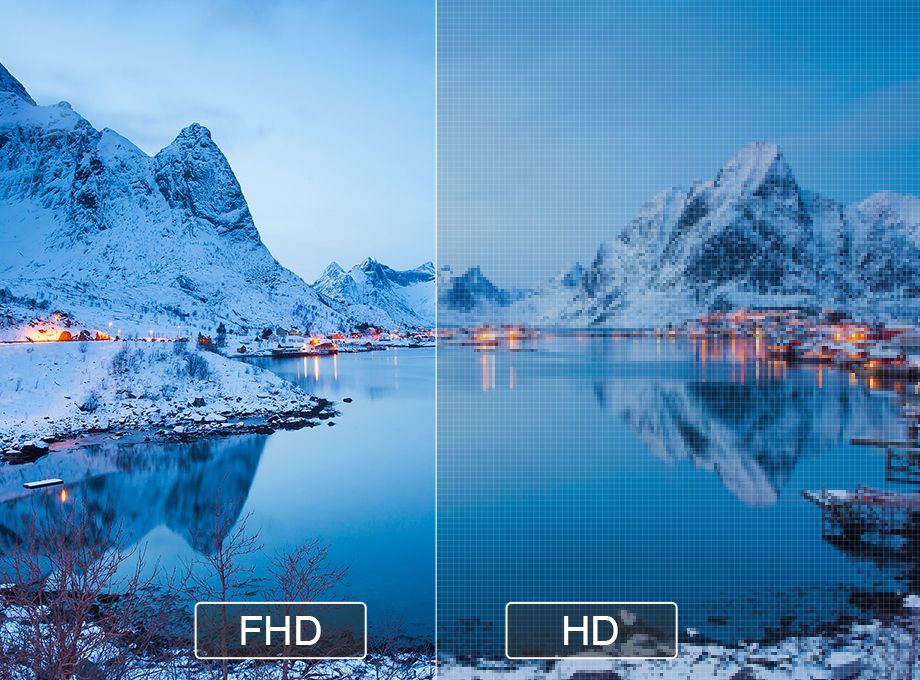 Độ phân giải Full HD cung cấp cho bạn trải nghiệm xem tốt hơn