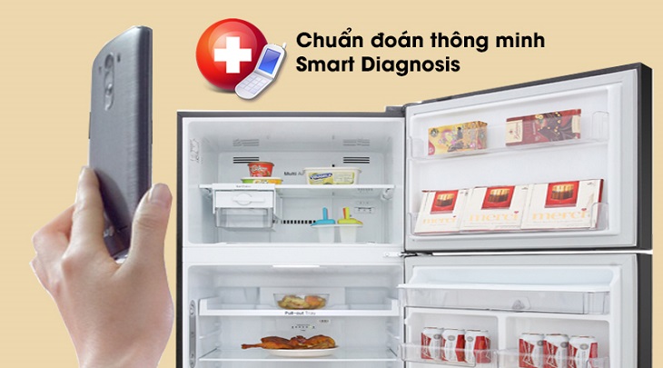 Tính năng Smart Diagnosis trên Tủ lạnh LG Inverter 393 lít GN-D422BL