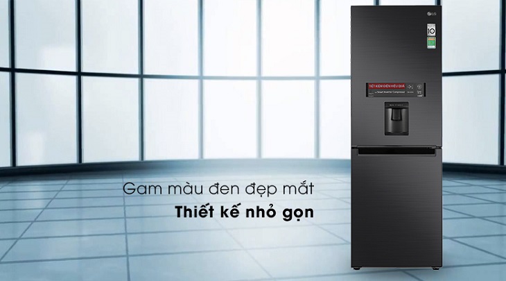 Tủ lạnh LG Inverter 305 lít GR-D305MC sở hữu thiết kế nhỏ gọn, đẹp mắt