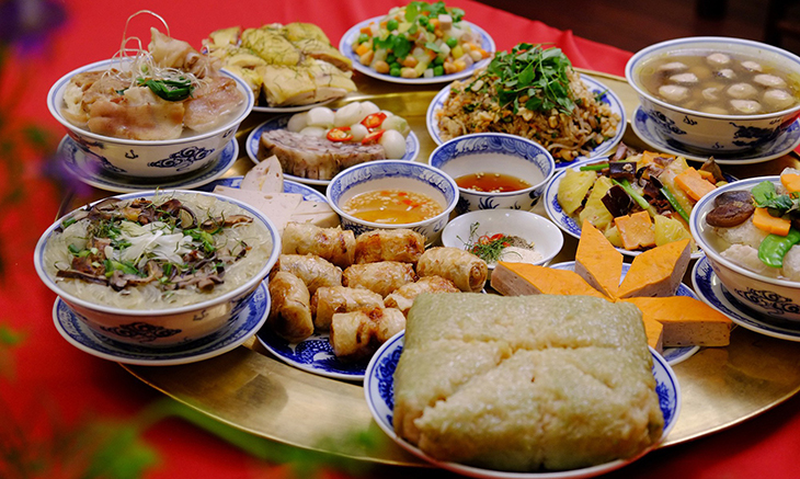 mâm cúng miền bắc