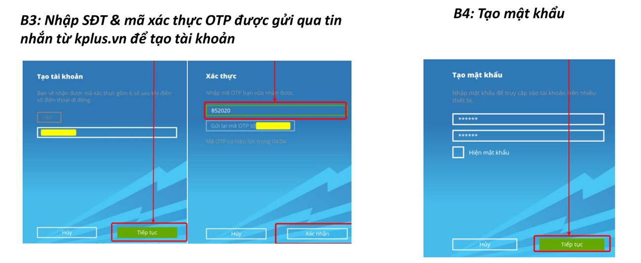 Hướng dẫn cách đăng kí, kích hoạt tài khoản K+ trên TV Samsung