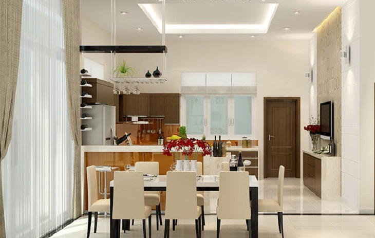Không nên đặt tivi trong phòng ăn
