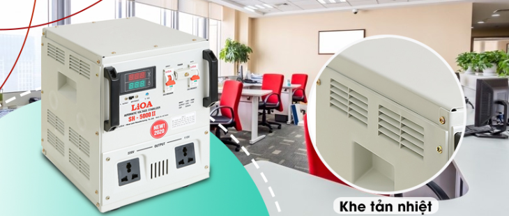 đặt ổn áp ở vị trí phù hợp