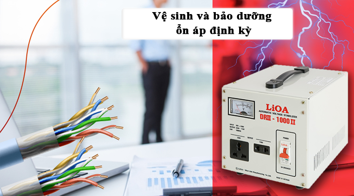 vệ sinh và bảo dưỡng ổn áp định kỳ
