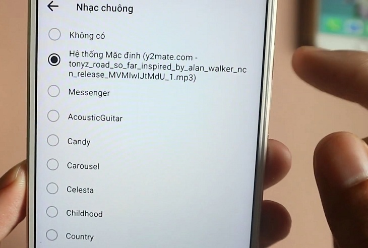 Chọn nhạc chuông