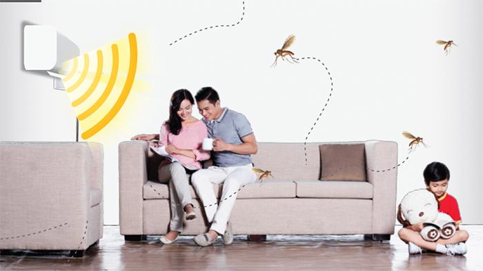 Tính năng sóng siêu âm đuổi muỗi trên máy lạnh LG