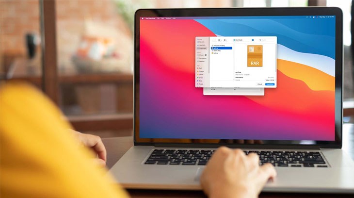 Nén dữ liệu thành file RAR sẽ giúp bạn tăng không gian trống cho ổ cứng