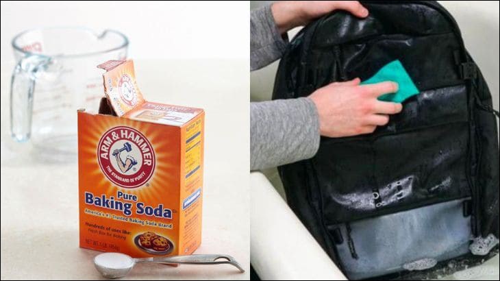 Baking soda làm sạch balo thể thao nhanh chóng chỉ trong vài phút