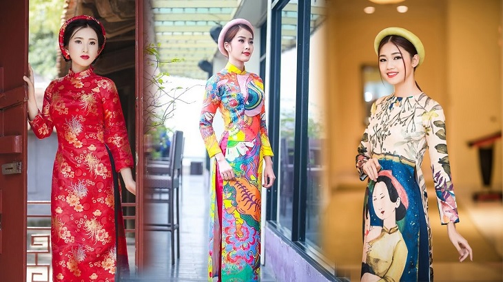 Đối với áo dài gấm, tuyệt đối không được sử dụng máy giặt mà nên giặt hoàn toàn bằng tay