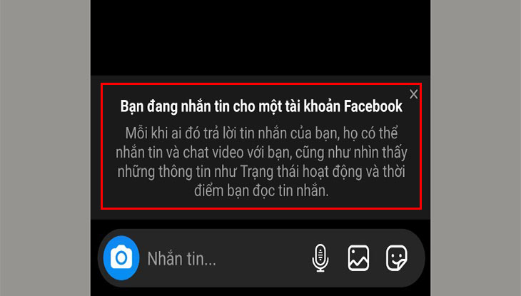 thông báo trên màn hình