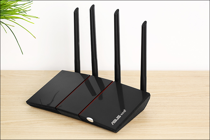 Router Chuẩn Wifi 6 Băng Tần Kép Asus AX55 Đen