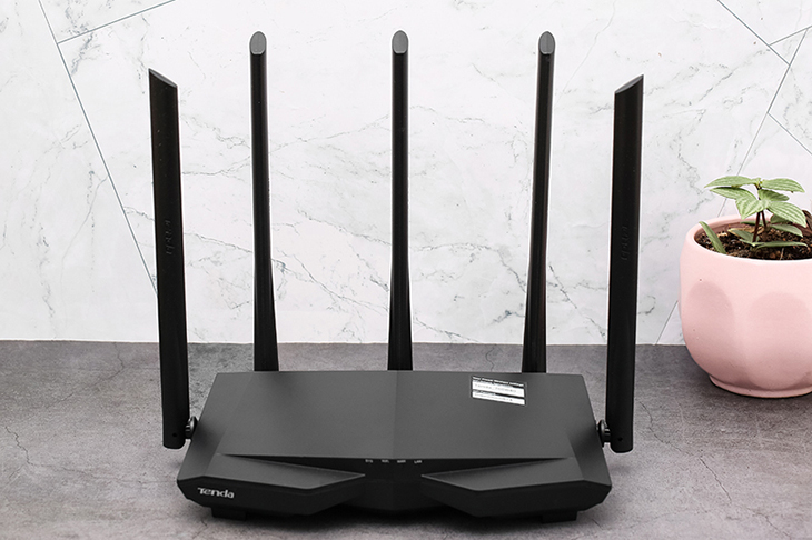 Router Wifi Chuẩn AC1200 Tenda AC7 Đen