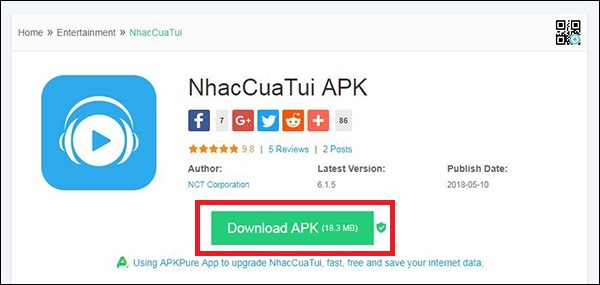 Tìm và tải file APK mà bạn muốn cài đặt trên máy tính.