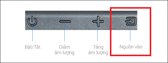 Bật nút Nguồn ở mặt sau của loa thanh