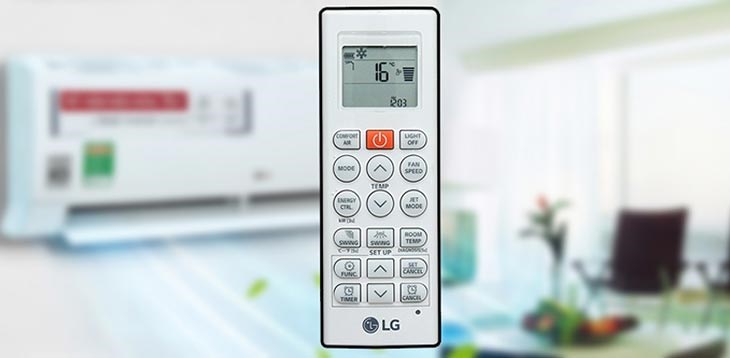 Màn hình remote máy lạnh LG bị chập chờn thì bạn nên thay pin mới