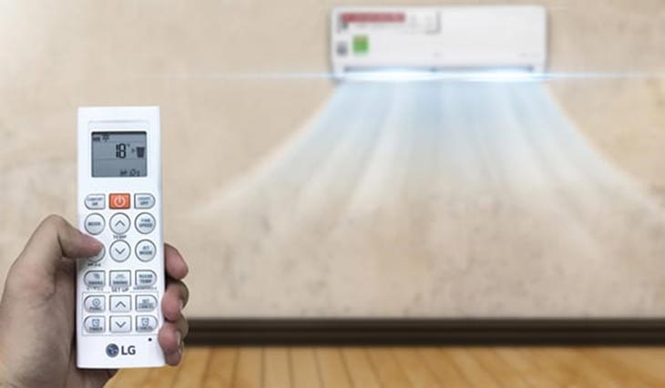 Remote không kết nối với máy lạnh LG và không thể tùy chỉnh các chức năng trên máy lạnh