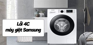 Khi máy giặt báo lỗi 4C thì cần xem xét lỗi cấp nước ngay, tránh để quá lâu dẫn đến tình trạng hư hỏng nặng hơn