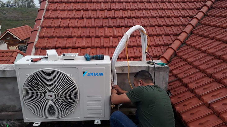 Cục nóng điều hòa kêu to