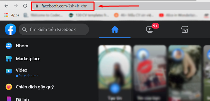 Thêm đuôi vào url