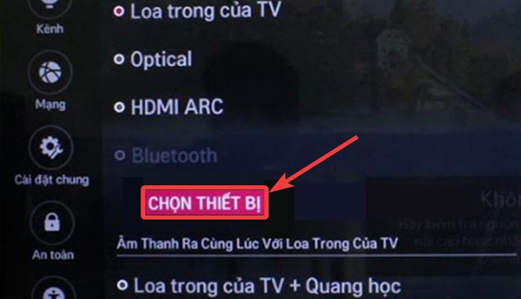 Tắt bớt các thiết bị Bluetooth ghét nối không cần thiết với tivi