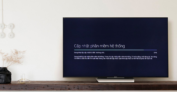 Cập nhật phần mềm tivi Sony