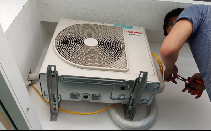 máy lạnh không lạnh chỉ quạt do cục nóng hoạt động kém hoặc không hoạt động