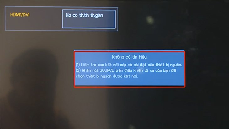 Gặp lỗi trong vấn đề thiết lập tivi Sony