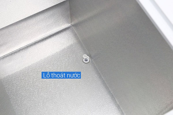 Tắc lỗ xả nước