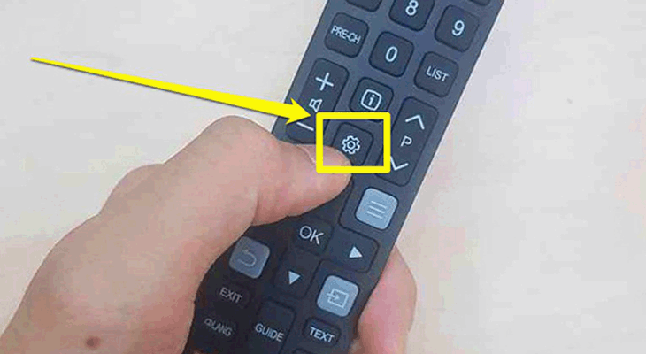 Nhấn vào biểu tượng Cài đặt (có hình răng cưa)