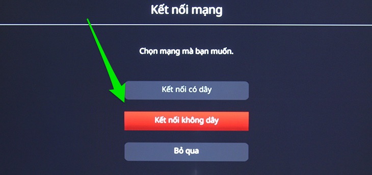 Kết nối mạng tivi