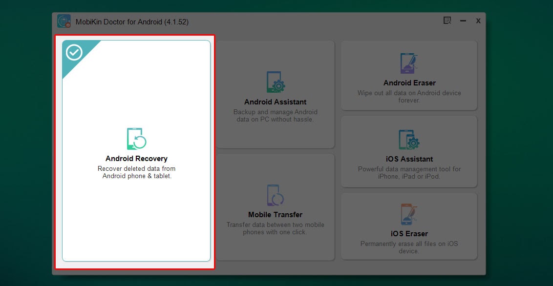 Chọn Android Recovery