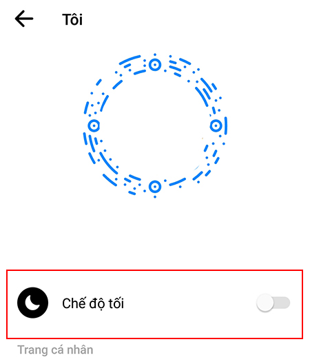Hướng dẫn kích hoạt chế độ tối trên Messenger + Bước 4