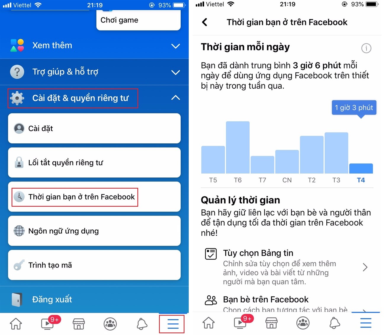 Cách xem thời gian hoạt động của bạn trên Facebook
