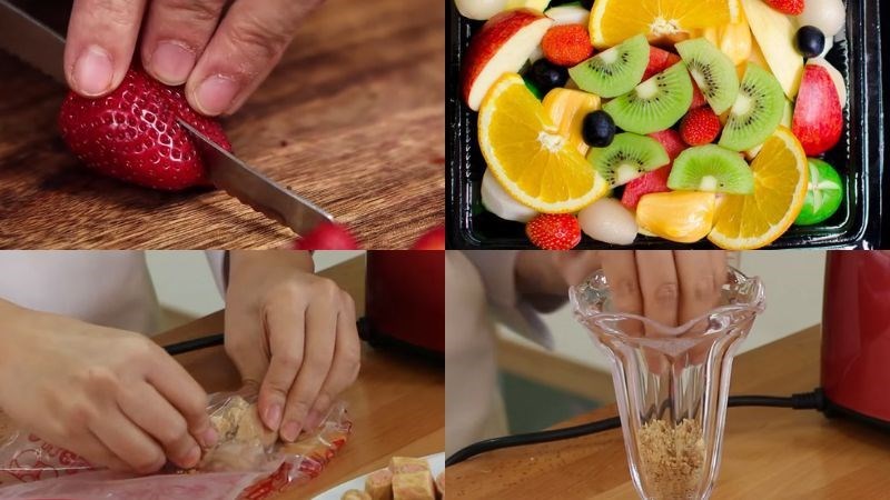 Hướng dấn cách sơ chế nguyên liệu