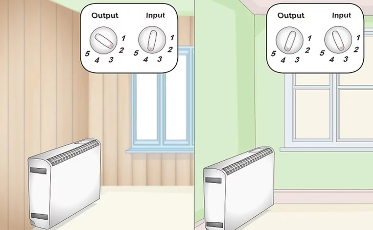 Cài đặt cấp độ output riêng cho mỗi phòng