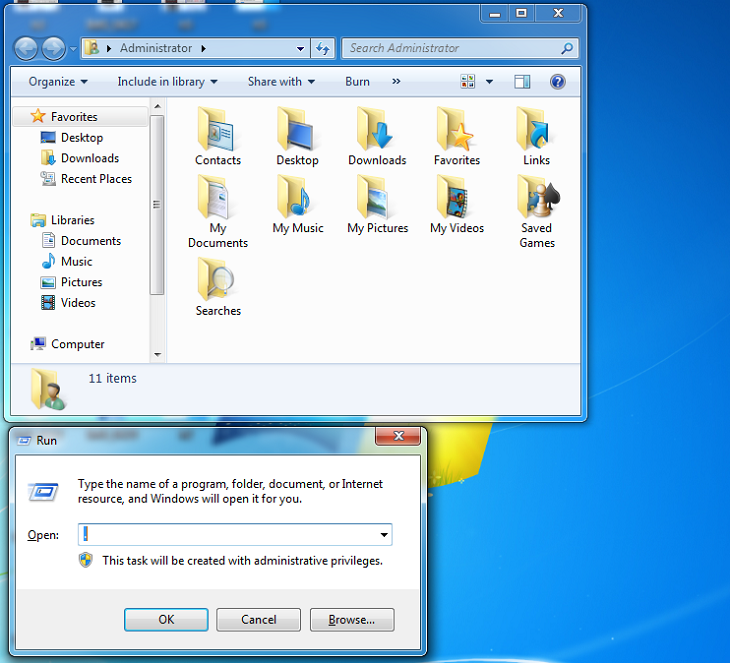Mở nhanh File Explorer
