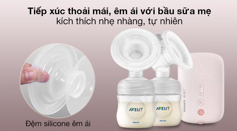 Các bộ phận của máy hút sữa điện đôi Philips Avent Eureka SCF393.11 được làm từ chất liệu đạt chuẩn, mang đến cảm giác mềm mại, dễ chịu
