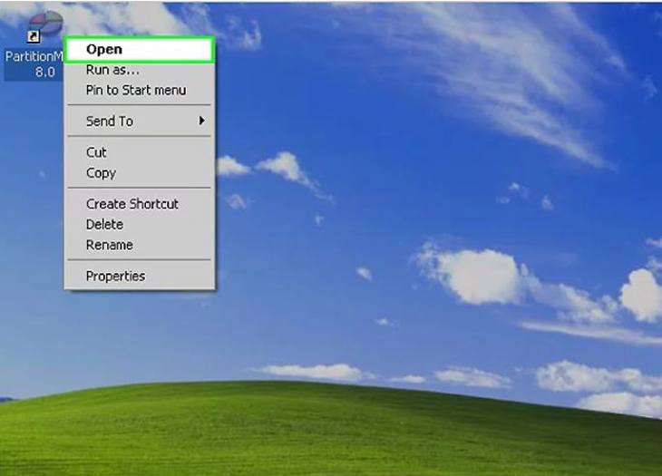 Mở Partition Magic một lần nữa.