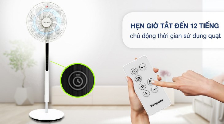 Quạt đứng Kangaroo DC inverter KG729 với 32 mức tốc độ gió, dễ dàng điều chỉnh tốc độ theo nhu cầu của bạn
