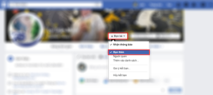 Xóa bạn bè khỏi danh sách