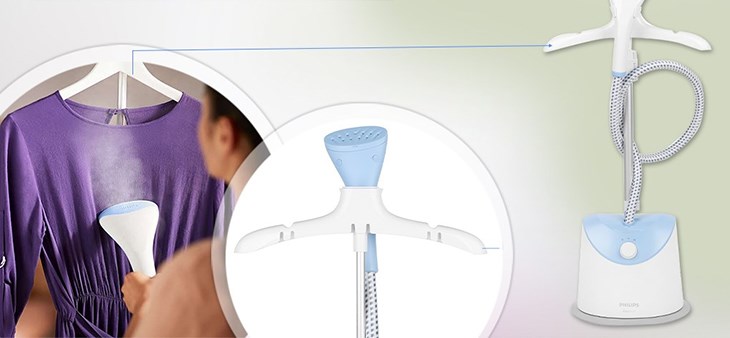 Việc treo quần áo đều và không chồng chất giúp tránh tình trạng quần áo bị nhăn thêm khi lấy ra để ủi