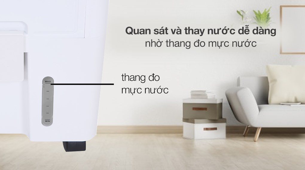 Đổ đúng lượng nước đã quy định, không đổ quá nhiều hay quá ít