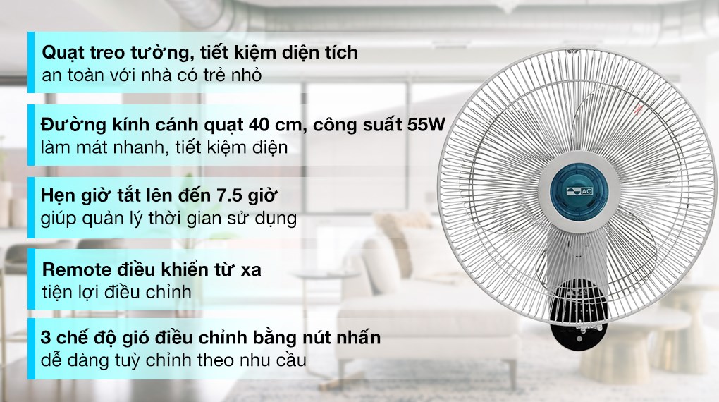 Quạt treo AC AWF02A163