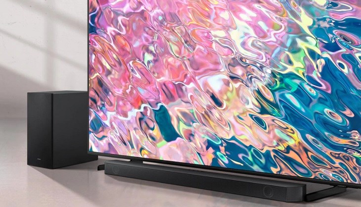 Bộ loa thanh Samsung HW-Q630B 360W có khả năng tương thích với tivi Samsung, giảm thiểu dây kết nối rườm rà