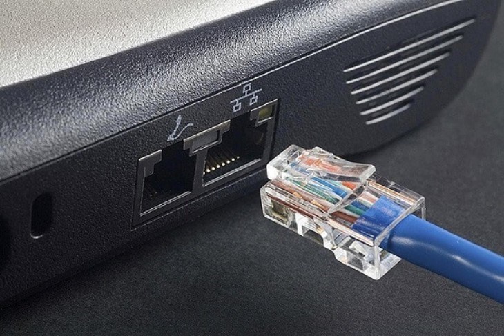 Dây cáp mạng Ethernet bị hỏng